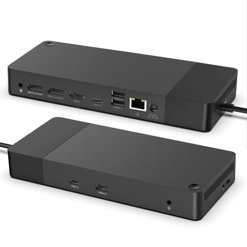 DL200 Type-C docking station with DP 4K 60Hz split-screen expansion, Gigabit network port, USB 3.0 hub