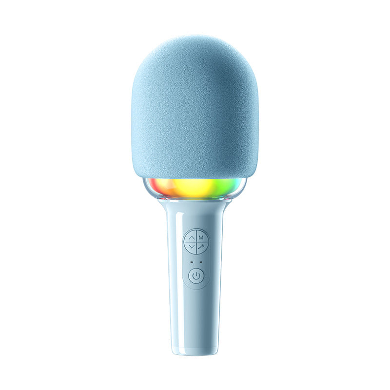 Wireless Kids Karaoke Microphone with Logo Customization - Bluetooth Speaker & Voice Changer