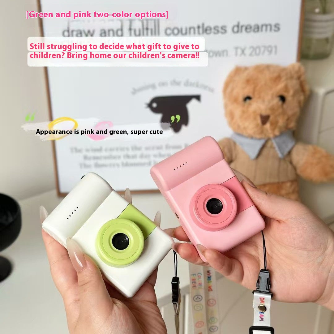 1080P Kids Digital Camera 3 Inch Touch Screen Dual Front Rear Cameras Toddler Video Recorder WiFi SD Card Birthday Gift for Children Age 3-8