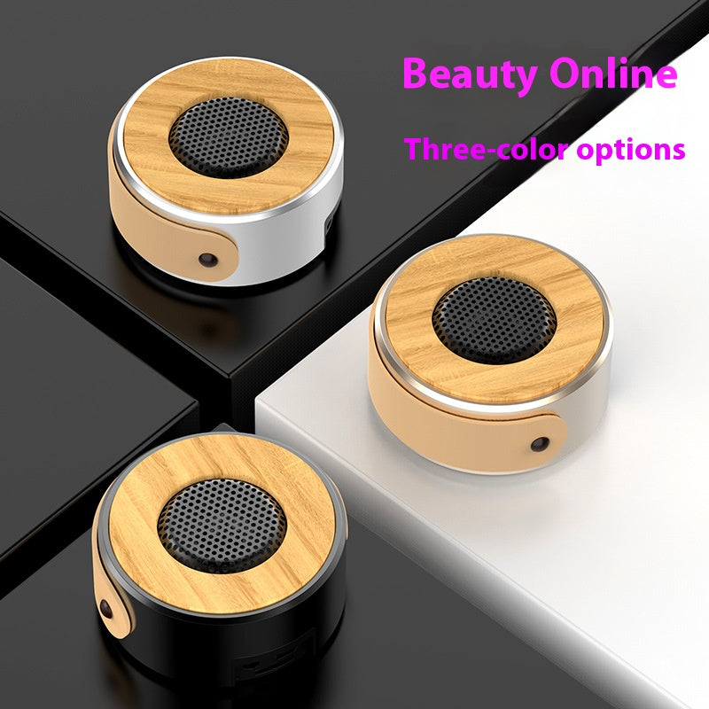 Retro Wooden Bluetooth Speaker with Subwoofer TWS Pairing AUX TF Card Handsfree Call Strong Bass Portable Wireless Home Audio Gift 2025