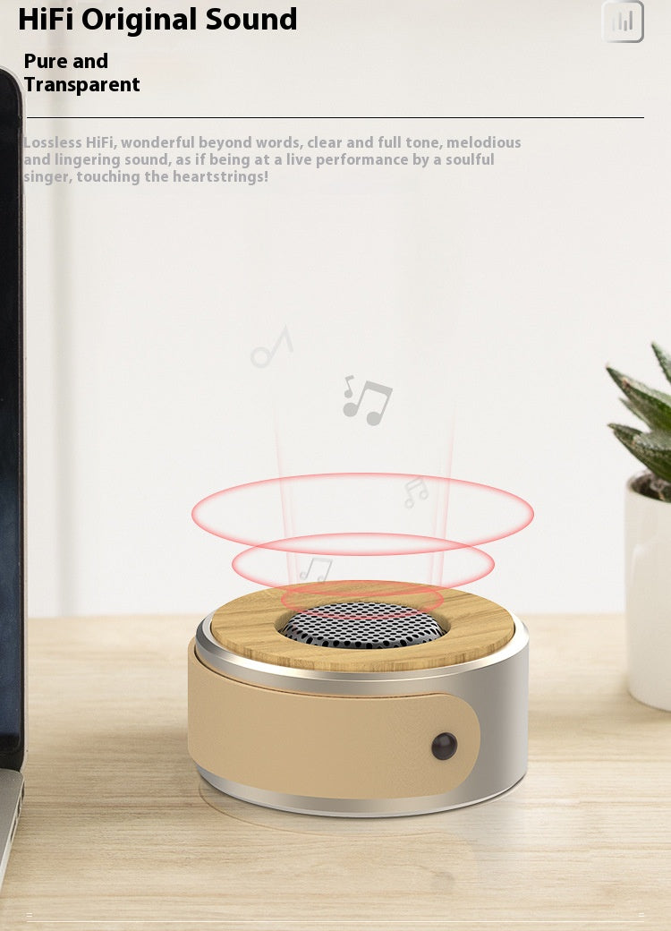 Retro Wooden Bluetooth Speaker with Subwoofer TWS Pairing AUX TF Card Handsfree Call Strong Bass Portable Wireless Home Audio Gift 2025