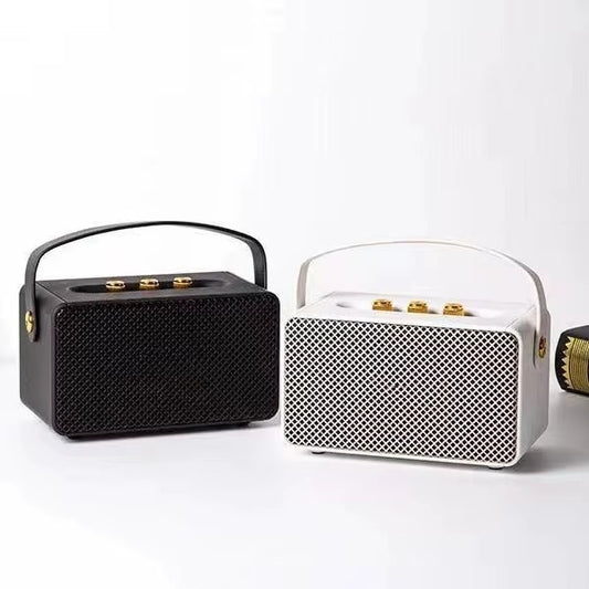 Multi-Function Mini bluetooth Speaker Support USB/TF/FM with Exquisite Retro Design or Travel & Indoor Use