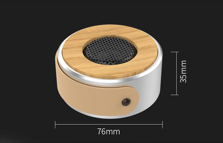 Retro Wooden Bluetooth Speaker with Subwoofer TWS Pairing AUX TF Card Handsfree Call Strong Bass Portable Wireless Home Audio Gift 2025
