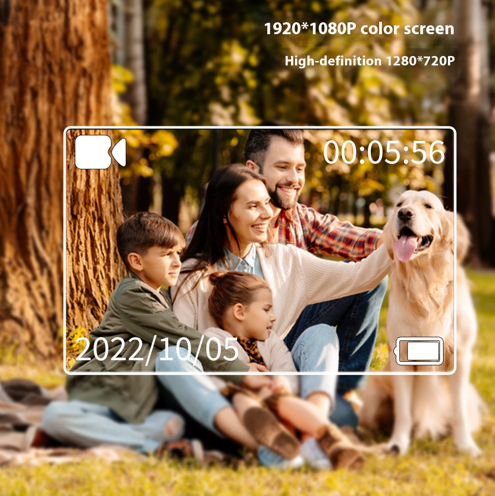 1080P Mini Kids Action Camera Thumb Sized Waterproof WiFi 30FPS Vlogging Portable Outdoor Sports SD Card