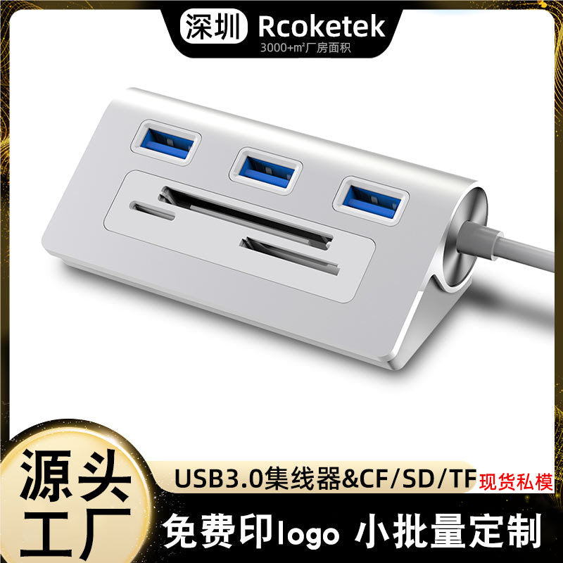 HC423 USB 3.0 hub with camera memory card slot (CF/SD/TF card reader)