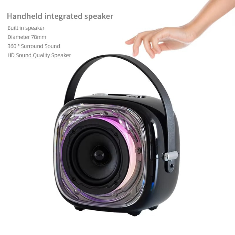 Outdoor Bluetooth Speaker - Portable, Dustproof, Rich Bass with TWS Stereo, 5H Playtime.