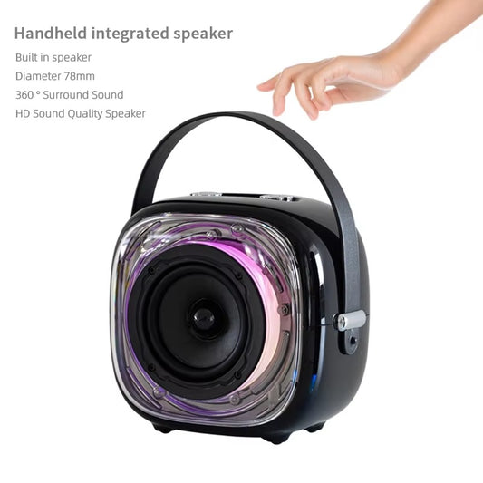 Outdoor Bluetooth Speaker - Portable, Dustproof, Rich Bass with TWS Stereo, 5H Playtime.