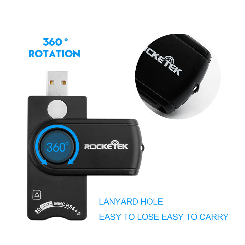 SCR10 MS M2 SIM phone card smart card reader, SD/TF mobile phone memory card multi-function card reader