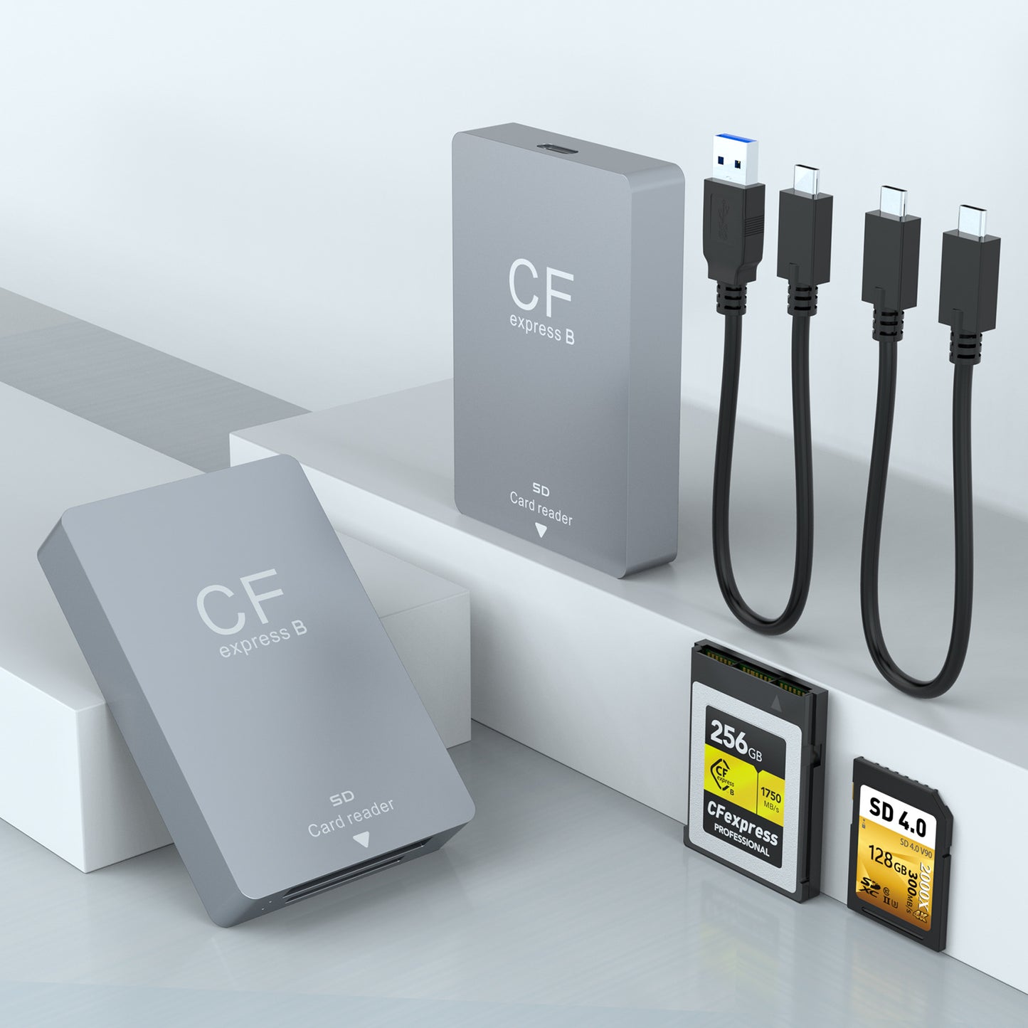 CR351 High-speed USB 3.2 10gbps multi-function camera CFexpress TYPE-B SD card reader exclusively for use