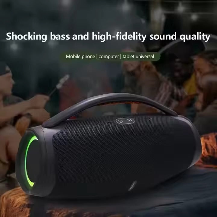 Waterproof Bluetooth Speaker for Home & Desktop, 30W Stereo Sound with Bass, 20H Playtime, TWS Pairing, Portable for Outdoor, Office, Party
