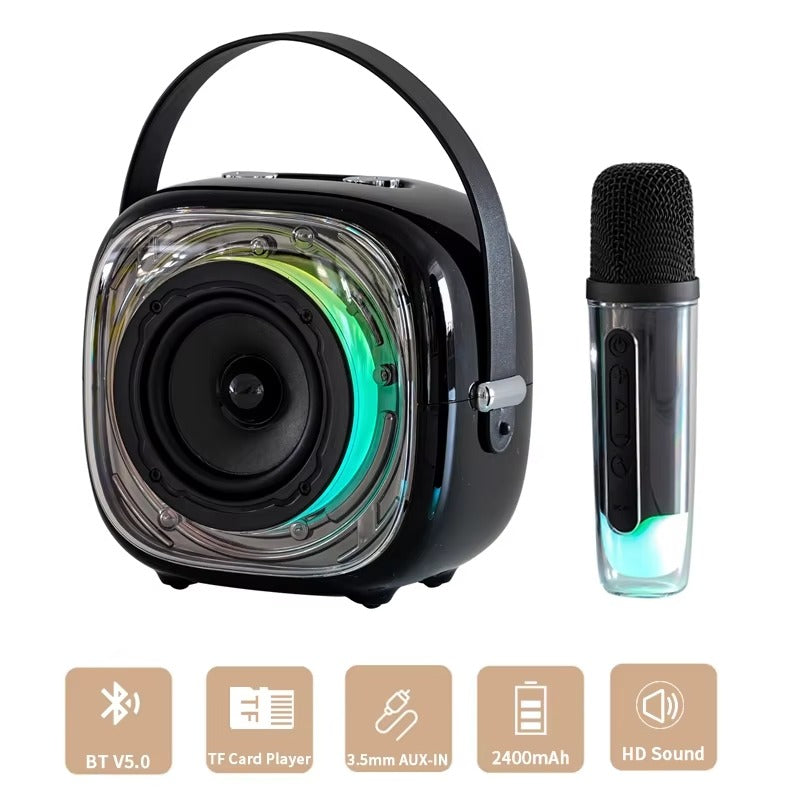 Outdoor Bluetooth Speaker - Portable, Dustproof, Rich Bass with TWS Stereo, 5H Playtime.