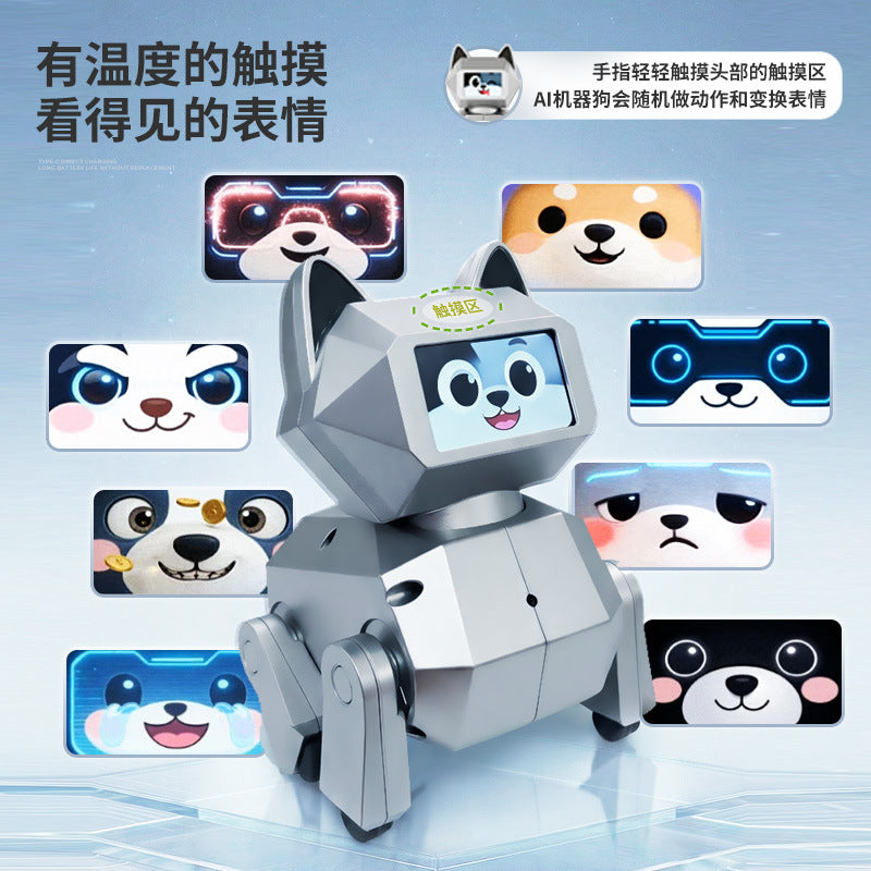 MTT-002 AI intelligent robot cats, robot dogs, capable of voice-based conversations and interactive programming, as well as companionship for early education robots, children's toys