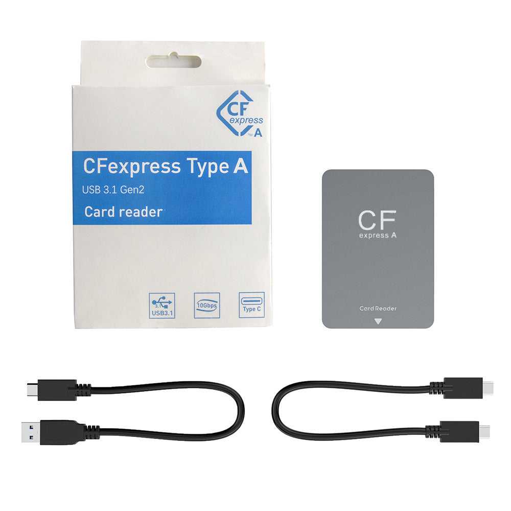 CR325 CFexpress Type A reader is suitable for Sony camera memory cards and features a 10 Gbps high-speed reading capability