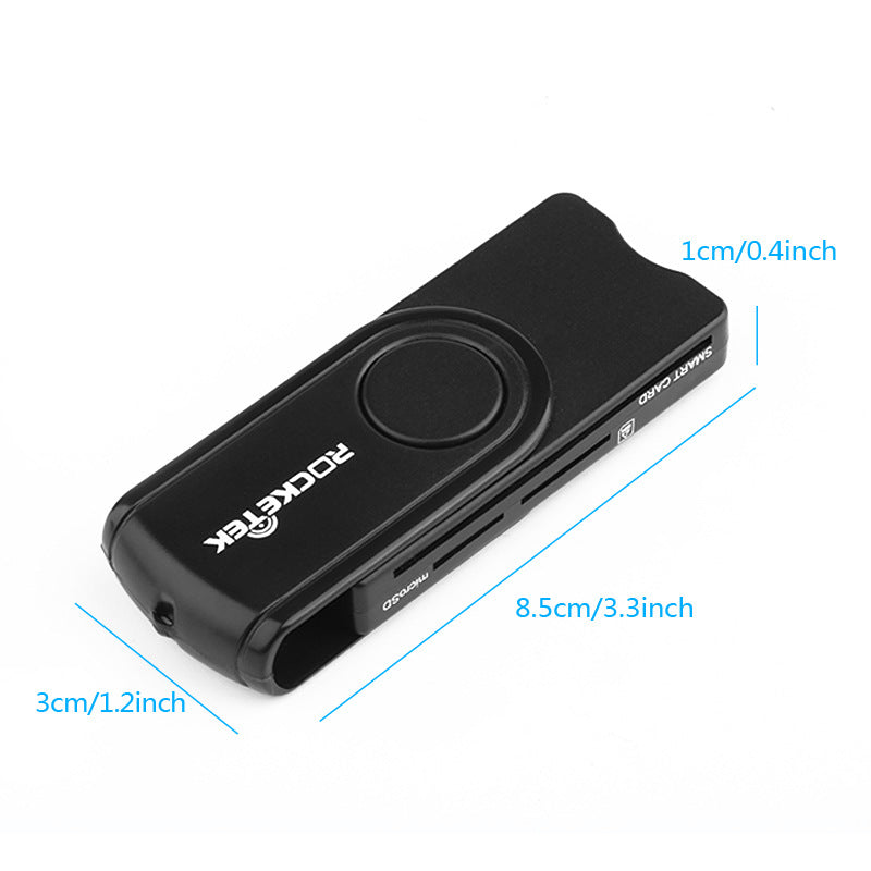 SCR10 MS M2 SIM phone card smart card reader, SD/TF mobile phone memory card multi-function card reader