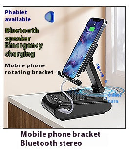 3 in 1 Wireless Charger Speaker Clock Stand Compatible with iPhone  Qi-Enabled Phones Fast Charging Dock