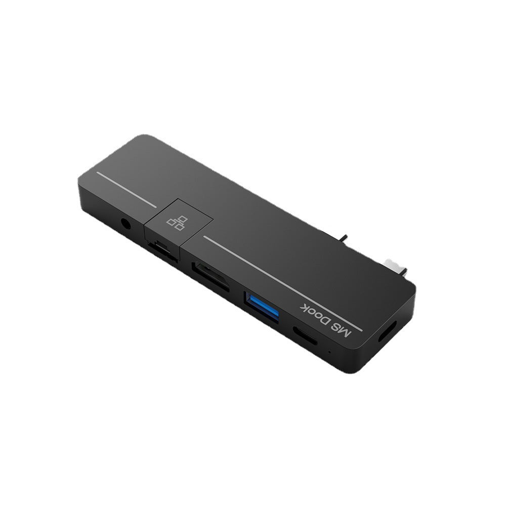 SHX5 & SHX6 Compatible with Microsoft Surface Pro 9/8/X docking station with network port, PD charging, Type-C computer expansion dock hub