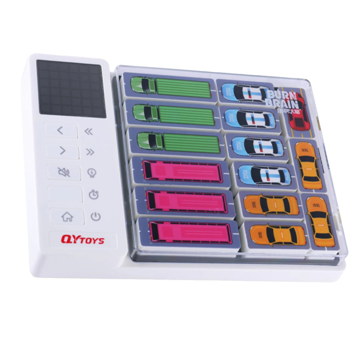 QY30003 The most powerful brain intelligent car, Klotski electronic sliding puzzle, a children's thinking training and intelligence toy