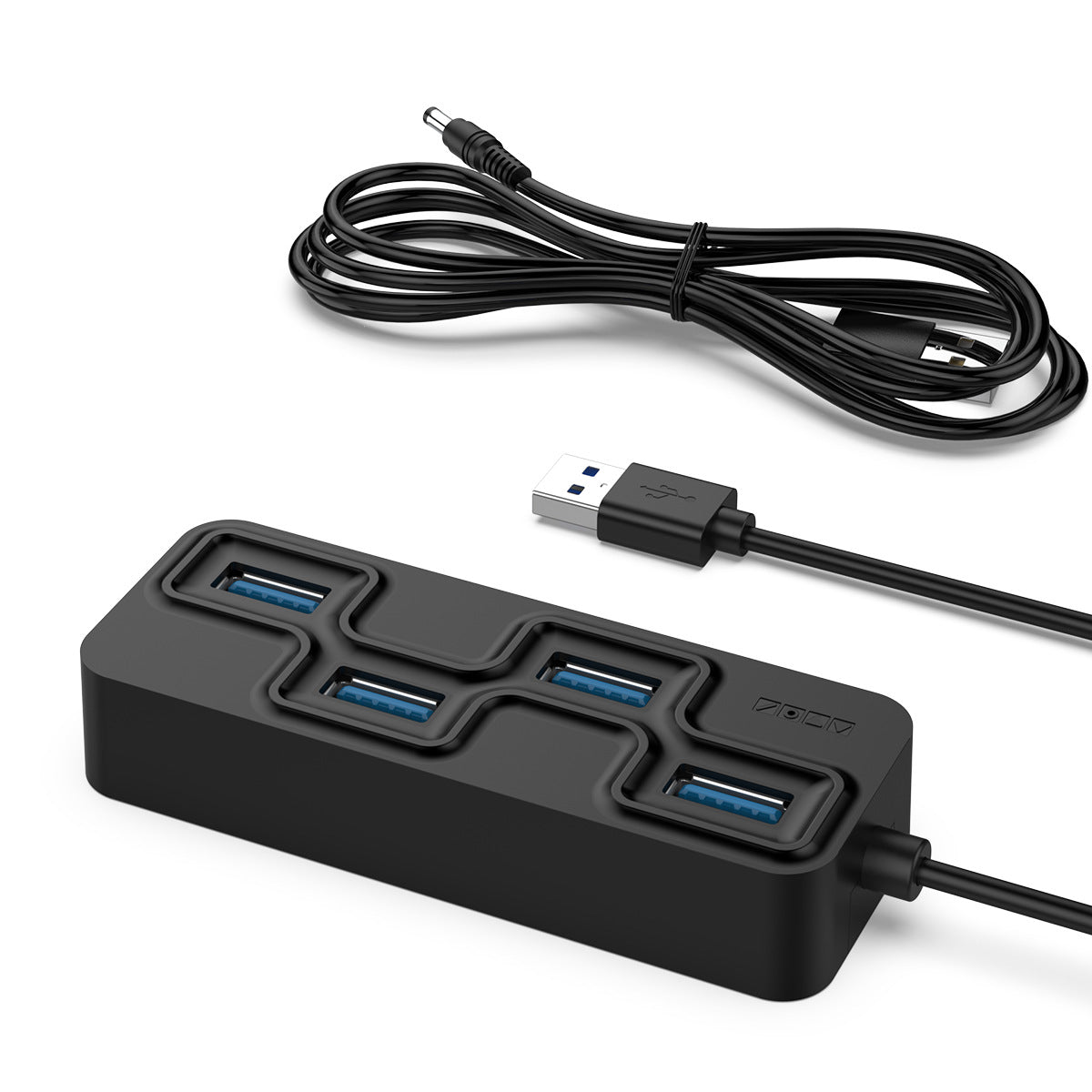 HC431 USB 3.0 - 4 port 5Gbps hub supports expansion dock for hard drives, printers with DC power port