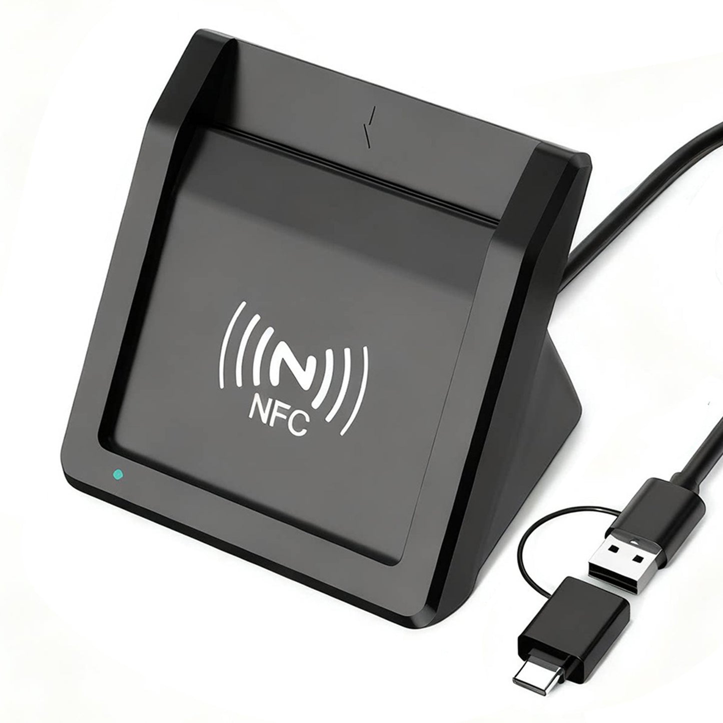 CR393 ISO7816 + ISO14443 intelligent card reader for ID/IC/CAC bank tax filing, contact/sensor type card reader