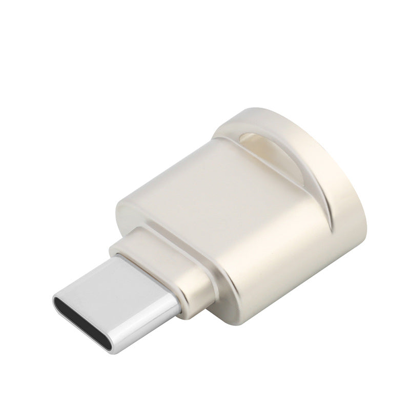 TCR4 Type-C TF card reader is suitable for mobile phones, computers, USB card readers and OTG adapters
