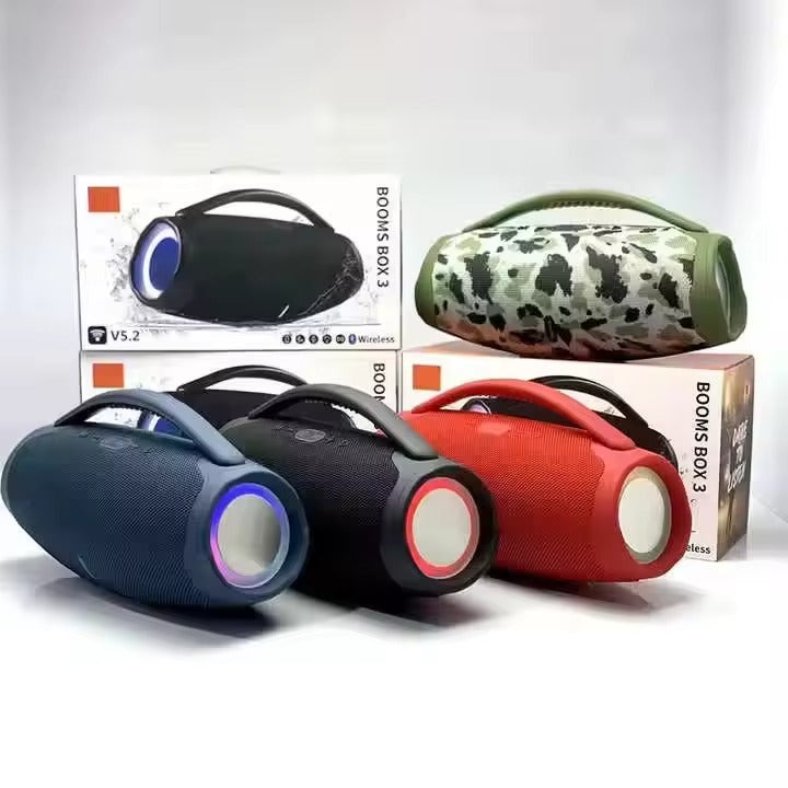 Waterproof Bluetooth Speaker for Home & Desktop, 30W Stereo Sound with Bass, 20H Playtime, TWS Pairing, Portable for Outdoor, Office, Party