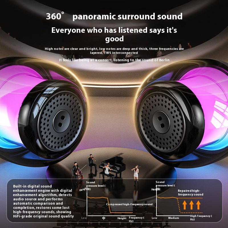 M88 RGB Bluetooth Speaker - Immersive Sound & Dynamic Light Show