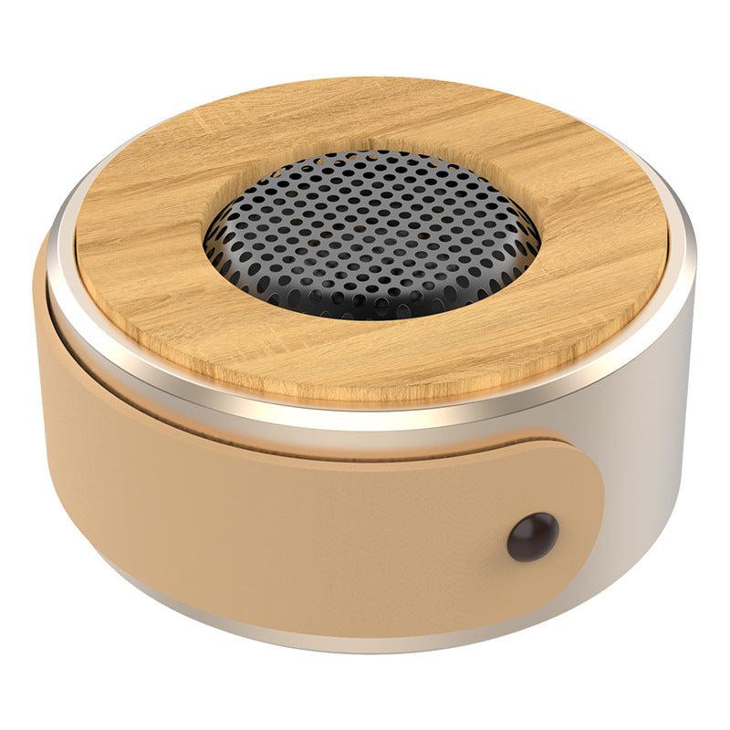 Retro Wooden Bluetooth Speaker with Subwoofer TWS Pairing AUX TF Card Handsfree Call Strong Bass Portable Wireless Home Audio Gift 2025